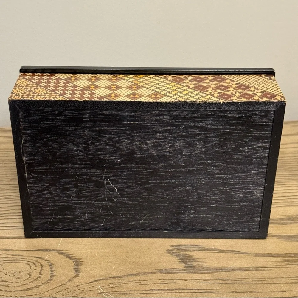 Intricate Brown and Tan Decorative Box